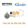 #2/0 - SPRO Round Jighead - Jig 22